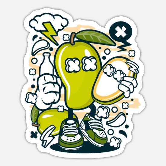 Mango for animated characters comics and pop cultu' Sticker | Spreadshirt