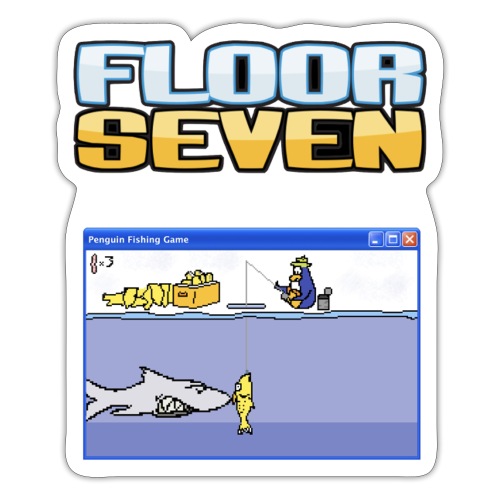 Floor 7 Penguin Game - Sticker