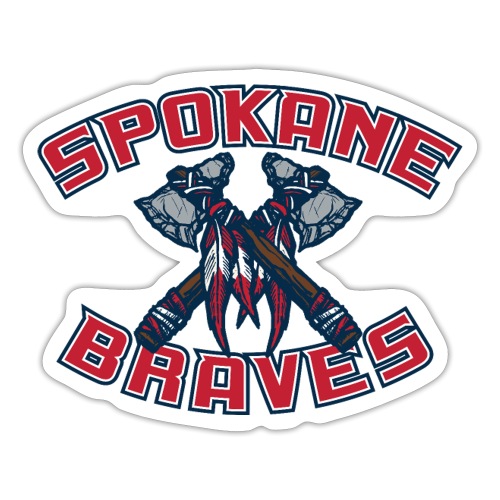 Spokane Braves Home Logo - Sticker