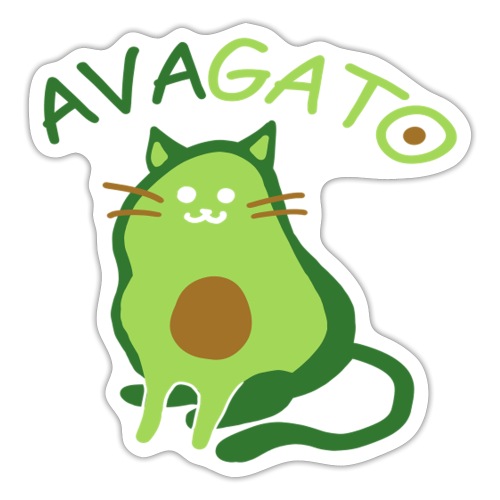 Avagato cat - Sticker
