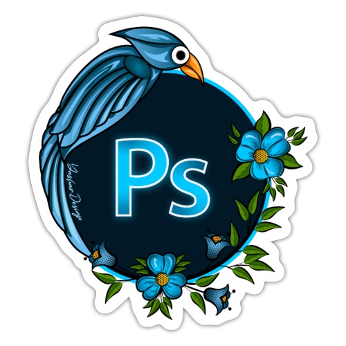NPS Photoshop Logo design - Sticker