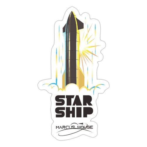 Star Ship Earth - Light - With Logo - Sticker