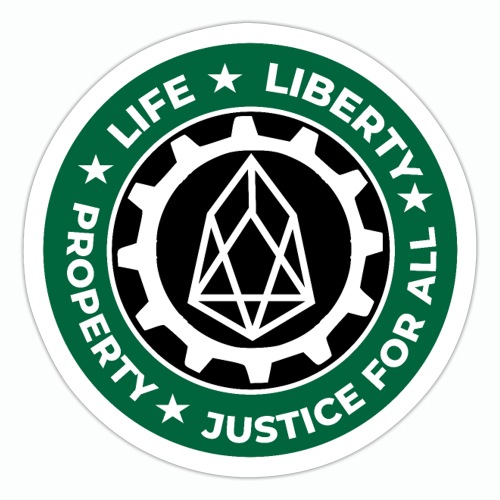 T-SHIRT LIFE, LIBERTY, PROPERTY, AND JUSTICE - Sticker