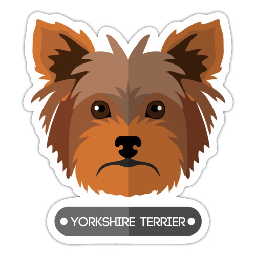 Yorkshire terrier - Sticker
