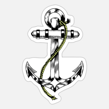 Anchor Maritim Ahoy Seaman Nautic Gift Sealboat' Sticker | Spreadshirt