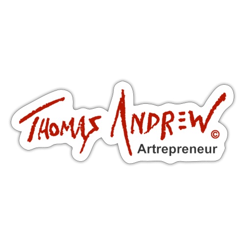 Thomas Andrew Artrepreneur - Sticker