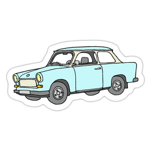 Trabant (lightblue) - Sticker