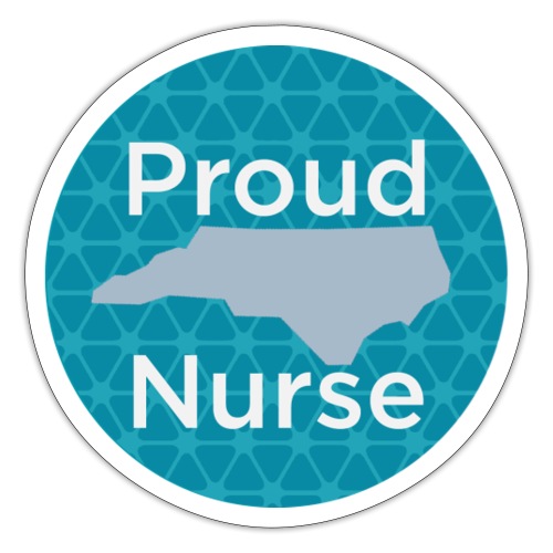 Proud NC nurse - Sticker