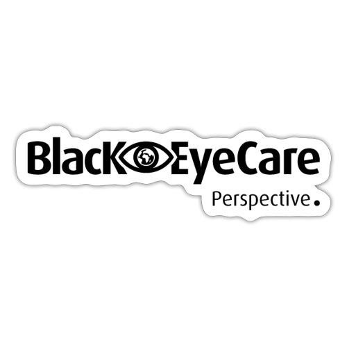 03 BlackEYeCareLogo Transparent - Sticker