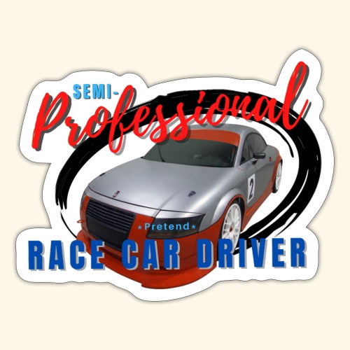 Semi-professional pretend GT3 driver - Sticker