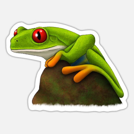 Red Eyed Tree Frog' Sticker | Spreadshirt
