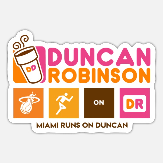 Miami Runs on Duncan Robinson Classic T Shirt' Sticker