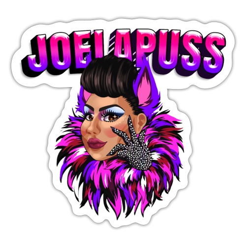 Joela Cartoon Face - Sticker