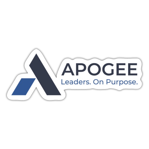 Apogee Primary Logo Horizontal - Sticker