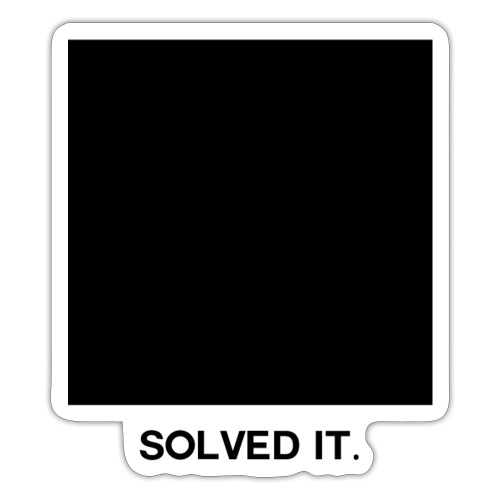 SOLVED IT (Accessories) - Sticker