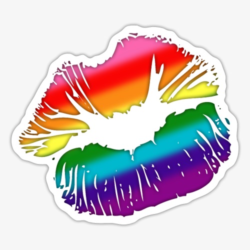 Original Gilbert Baker LGBTQ Love Rainbow Pride - Sticker