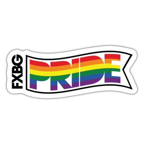 FXBG PRIDE Flag - Sticker