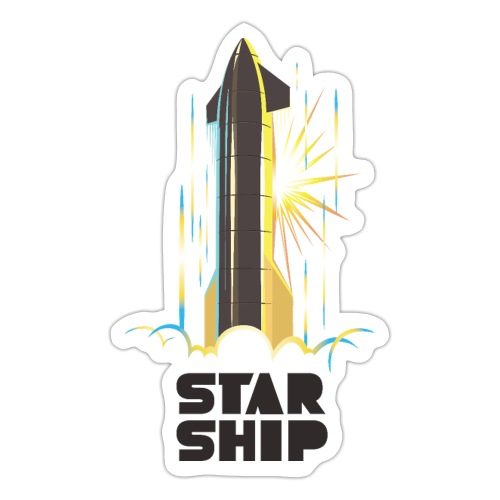 Star Ship Earth - Light - Sticker