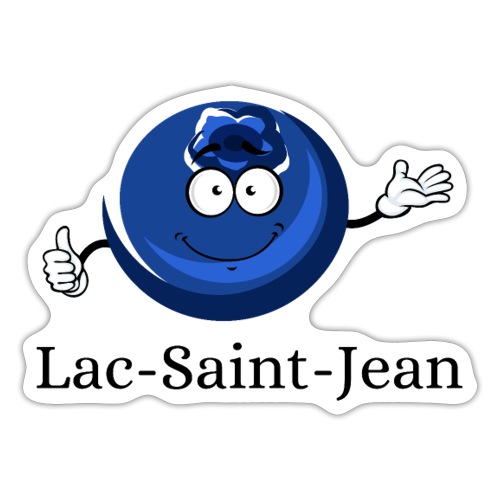 Bleuet Lac Saint Jean - Sticker