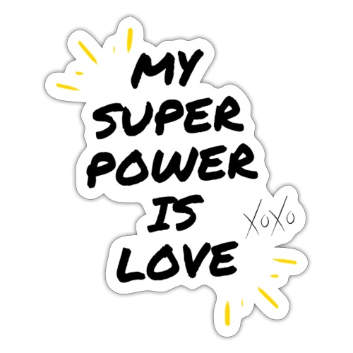 Super Power Love - Sticker