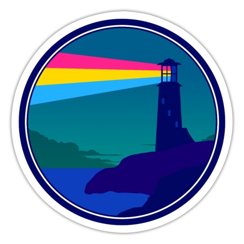 Be a Beacon (Pansexual Beam) - Sticker