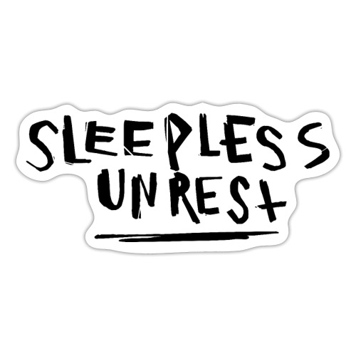 SLEEPLESS BLACK - Sticker