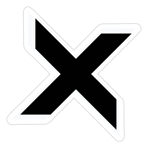 X Squared Mono Block I - Sticker