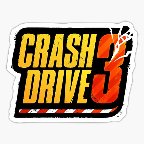 Crash Drive 3 - Logo - Sticker