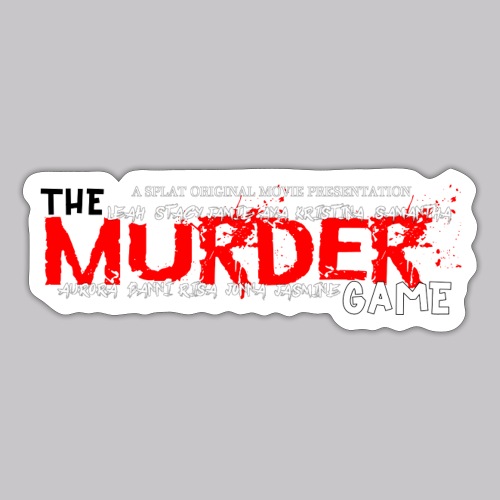 The Murder Game Cast - Sticker