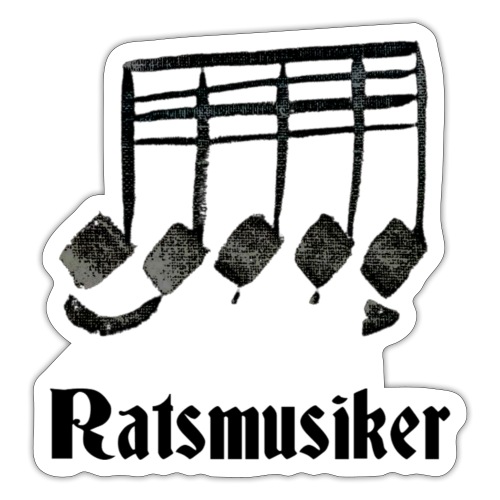 Ratsmusiker Music Notes - Sticker