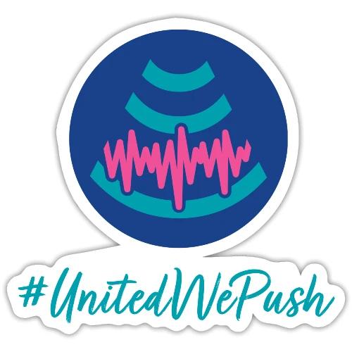 #UnitedWePush Logo Gear - Sticker