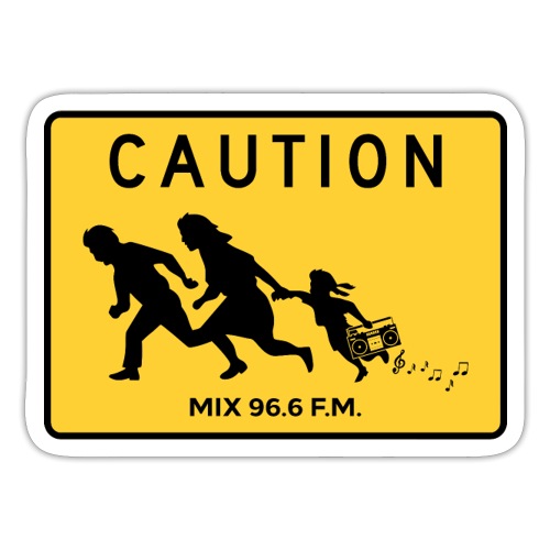CAUTION SIGN - Sticker
