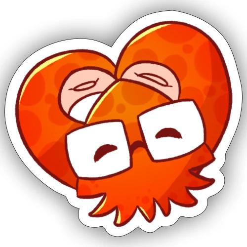 SquidHominid Love emote - Sticker