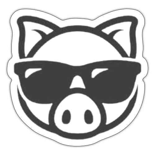 cool pig 3 - Sticker