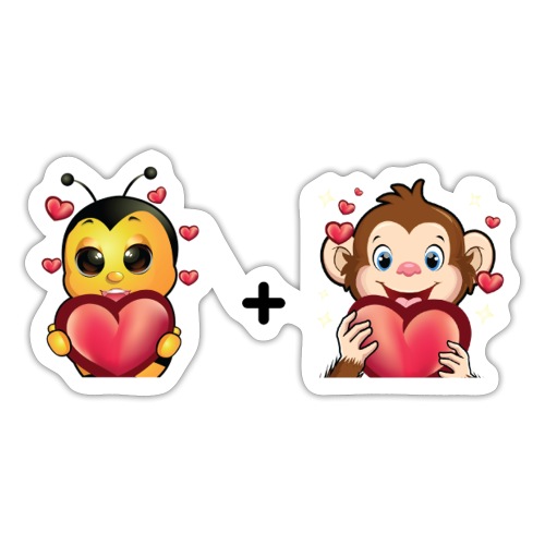 Beechobee+Lovemonkey - Sticker