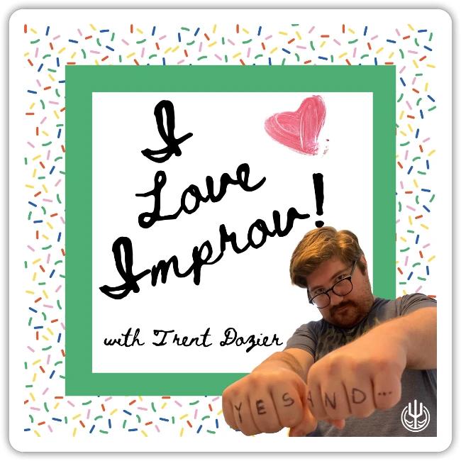 I Love Improv Sticker