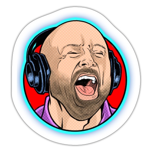Vince - Laughing Icon - Sticker