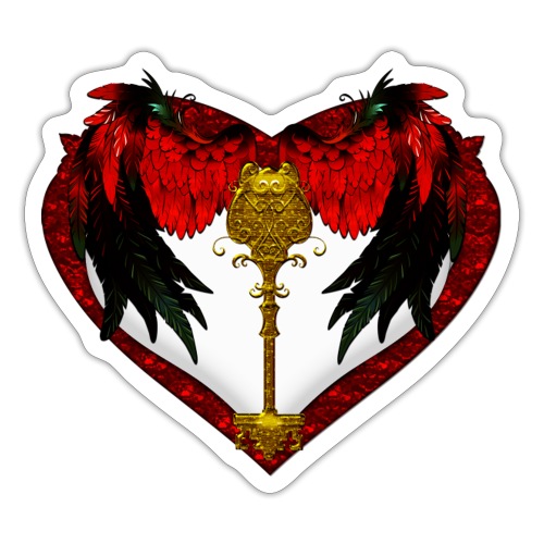 Angela's Valentine Heart - Sticker