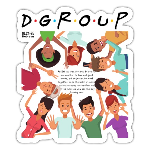 DGroup: Discpleship & Small Group T-Shirt - Sticker