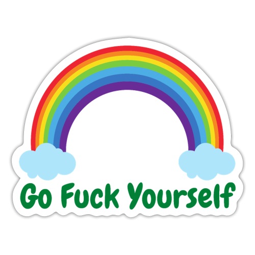 Go Fuck Yourself, Rainbow Campaign - Sticker