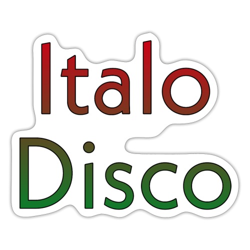 Italodisco - Sticker