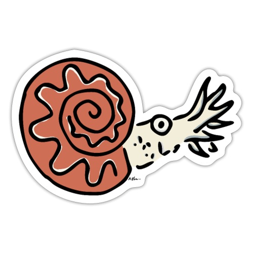 Ammonite - Sticker