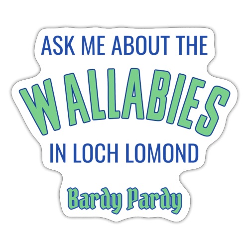 Wallabies in Loch Lomond - Sticker