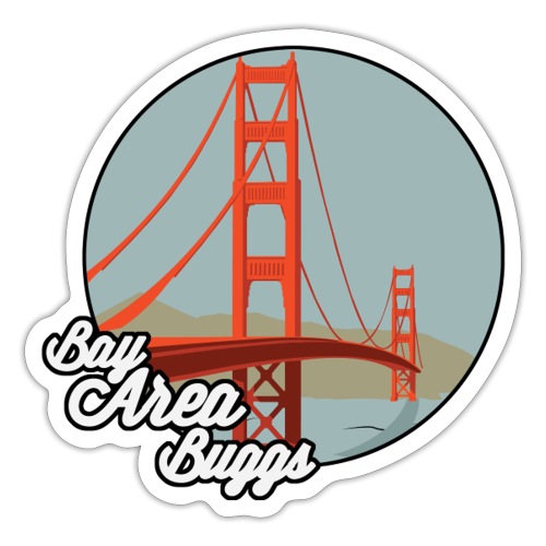 Bay Area Buggs Bridge Design - Sticker