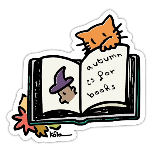 Autumn is for Books - Sticker