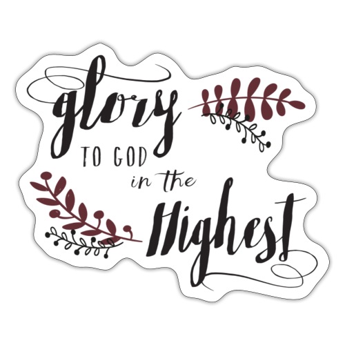 Glory to God - Sticker