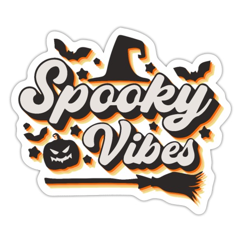 Spooky Vibes Witch - Sticker