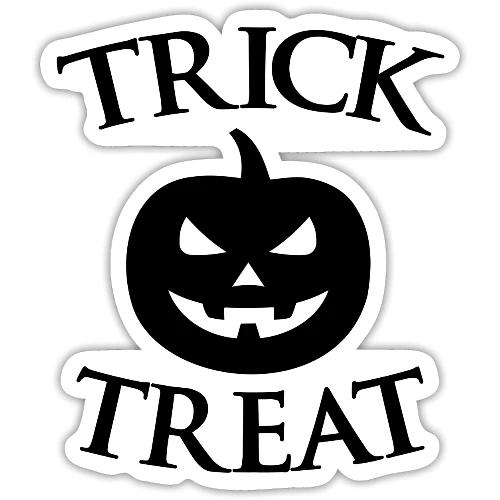 Halloween Trick or Treat - Sticker