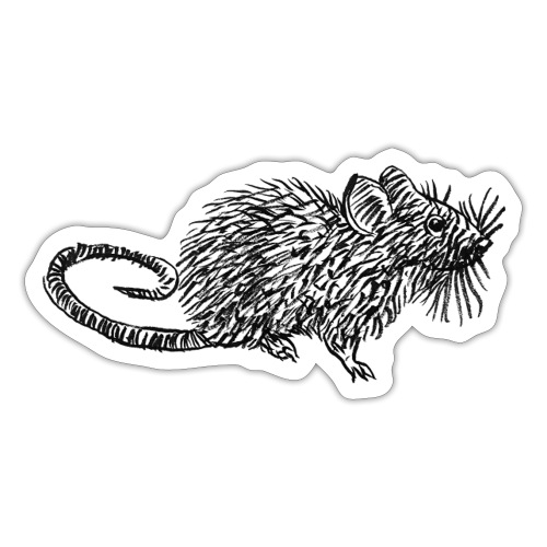 Quiet as a Mouse - Sticker