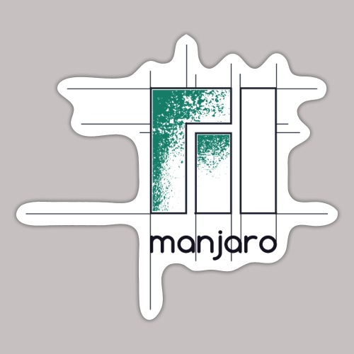 Manjaro Logo Draft - Sticker